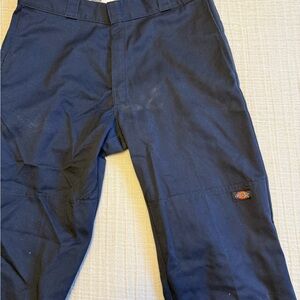 Dickies Double Knees Men's Navy Work Pants